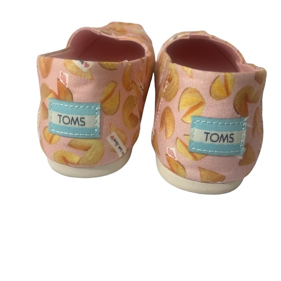 Tom’s 8 1/2 Fortune Cookie Pink Alpargata Canvas Flats - Picture 4 of 8